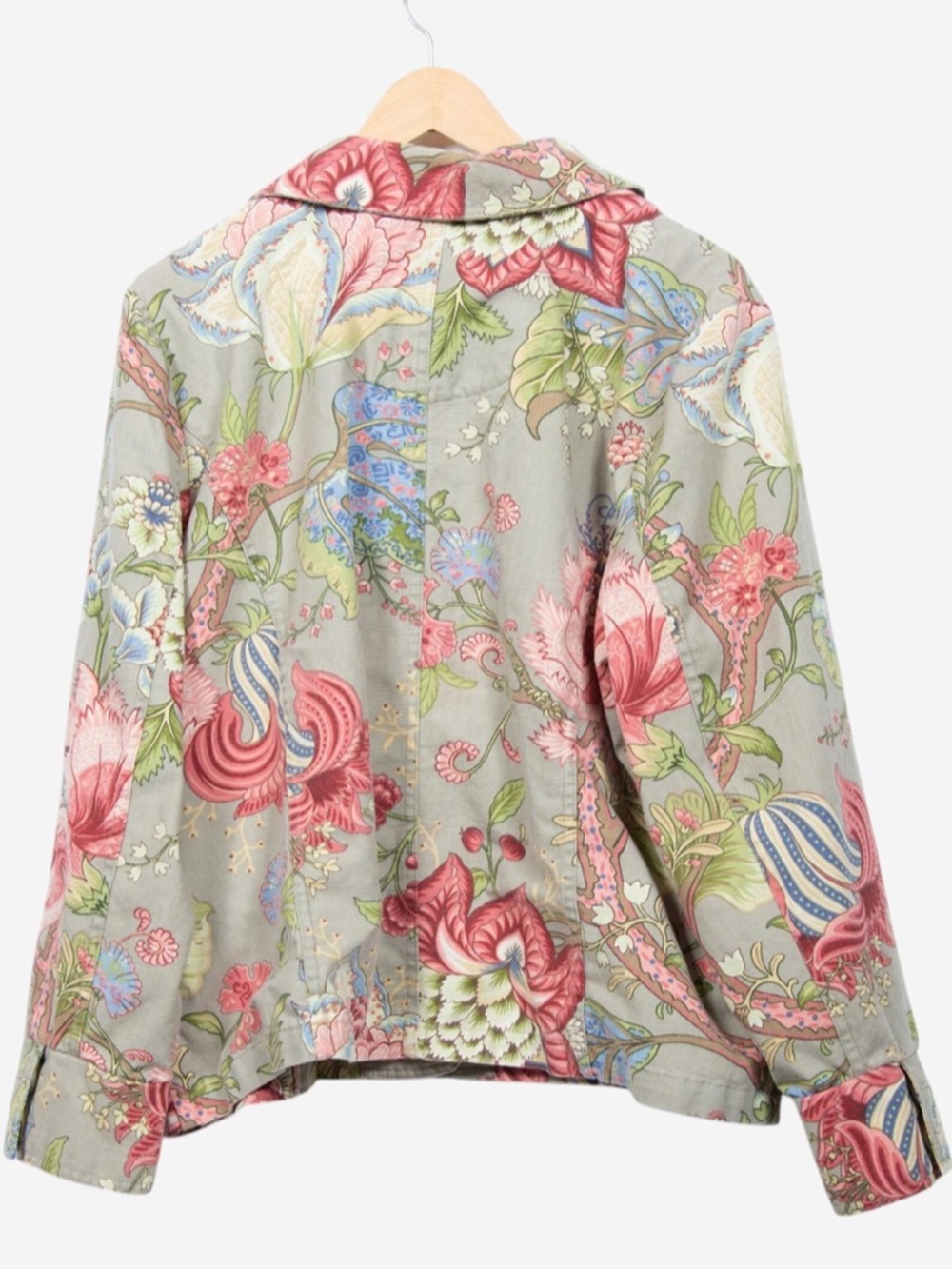 vintage 90s botanical floral coldwater creek blazer jacket - Picture 4 of 4